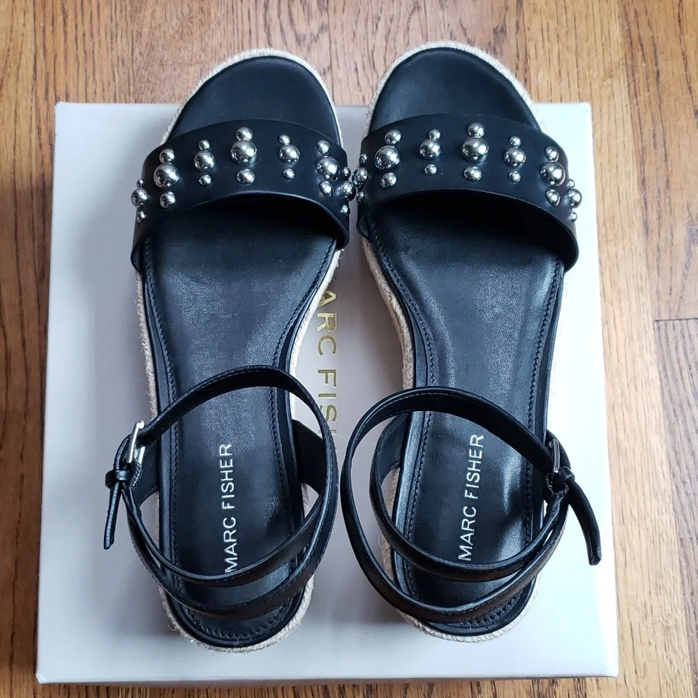 NIB Marc Fisher Joyce Espadrille Platform Sandal Women's Size 8